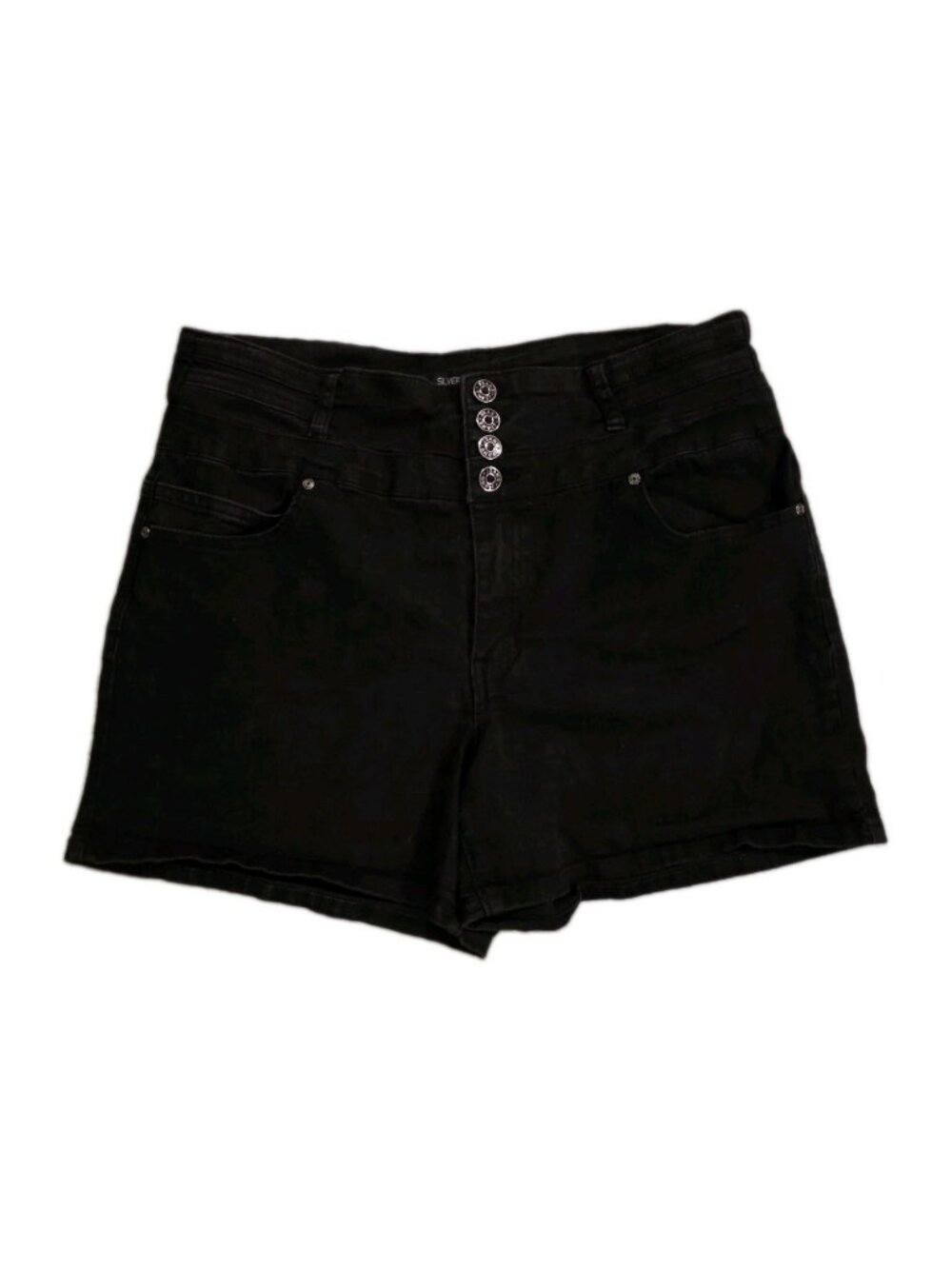 Black Denim Shorts  | Size 32in Waist